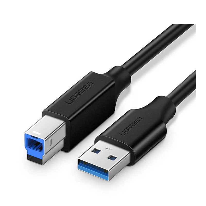 Ugreen USB 3.0 AM to BM Print Cable 2m (Black), US210 Ugreen USB 3.0 AM to BM Print Cable 2m (Black), US210